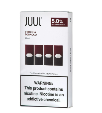 JUUL VIRG TOBACO % 5  8 CT